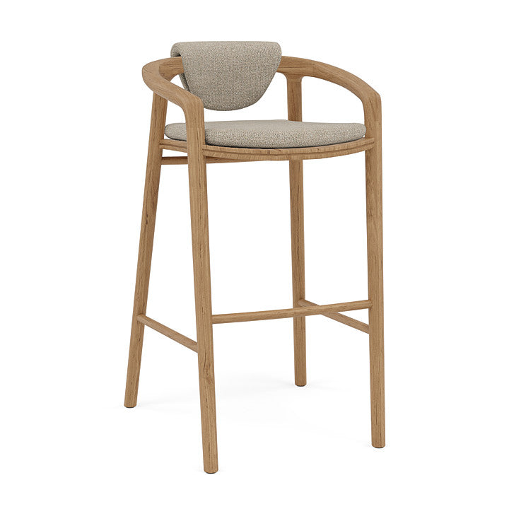 Manutti Solid Barstool With Back
