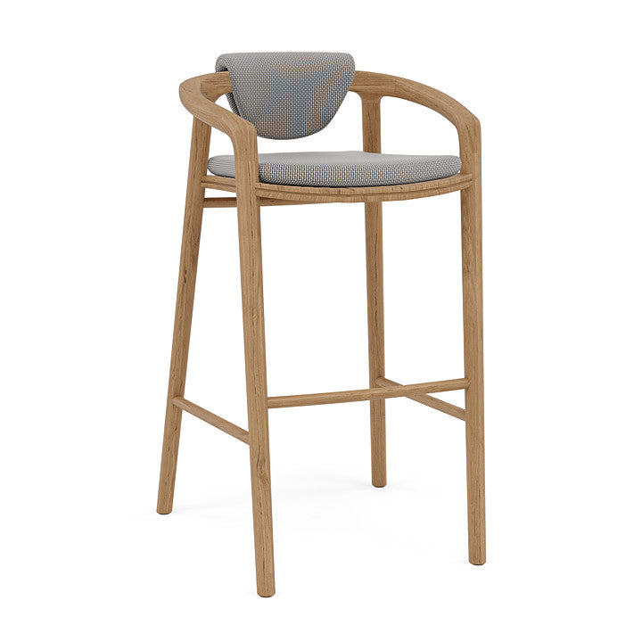 Manutti Solid Barstool With Back