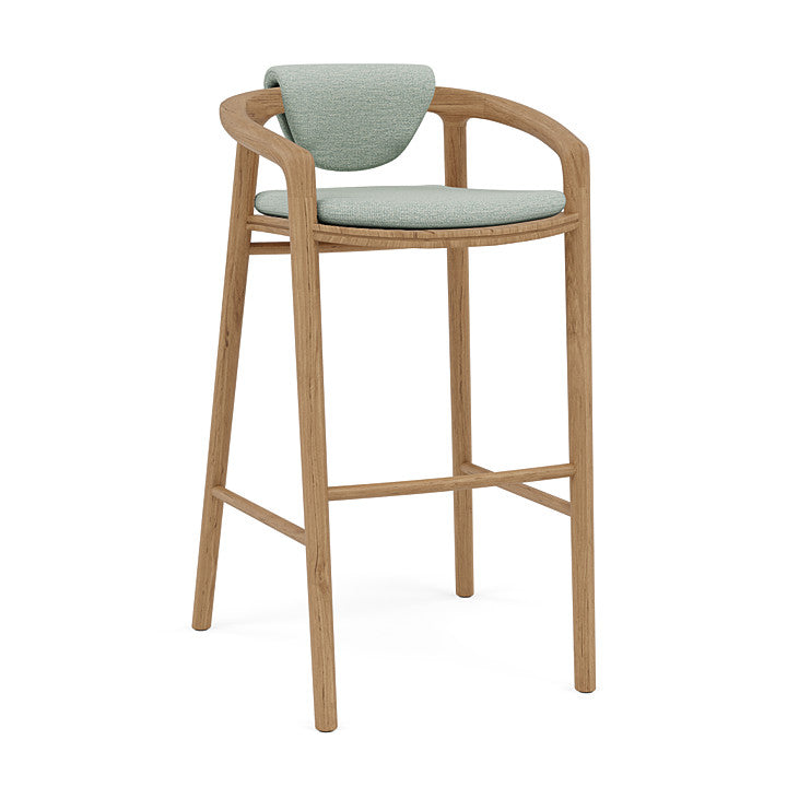 Manutti Solid Barstool With Back