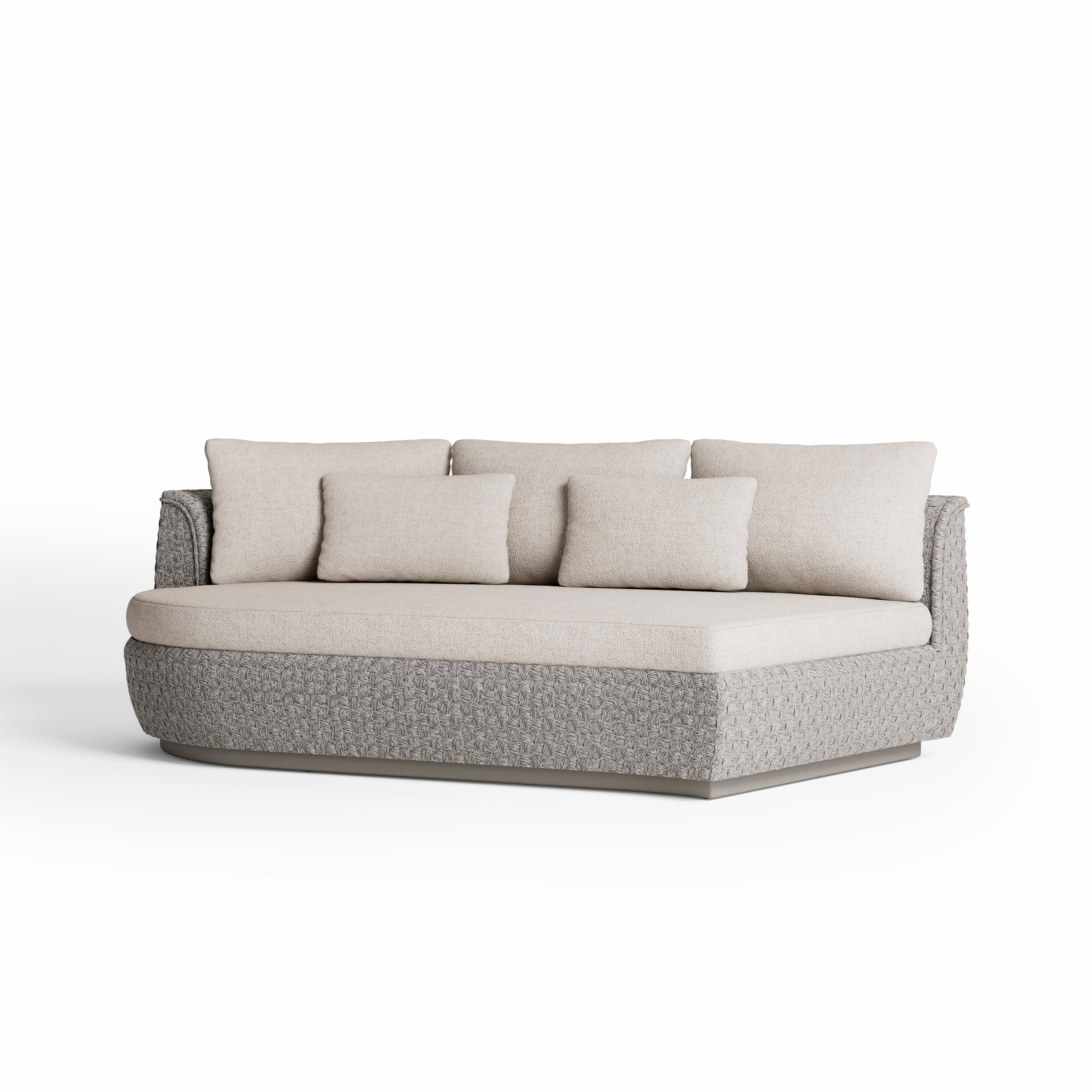 Jardinico Tondo Modular Organic Sofa Island | 2.5S | Right arm