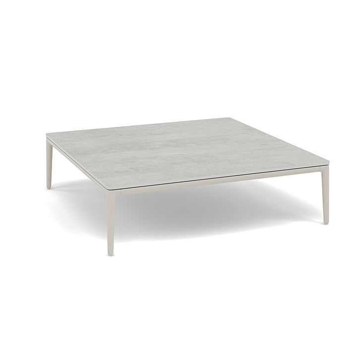 Manutti Zendo Sense Square Coffee Table with 96 cm Width & Depth and 25 cm Height