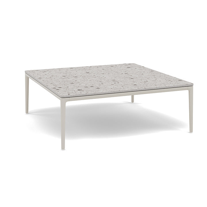 Manutti Zendo Sense Square Coffee Table with 96 cm Width & Depth and 35 cm Height