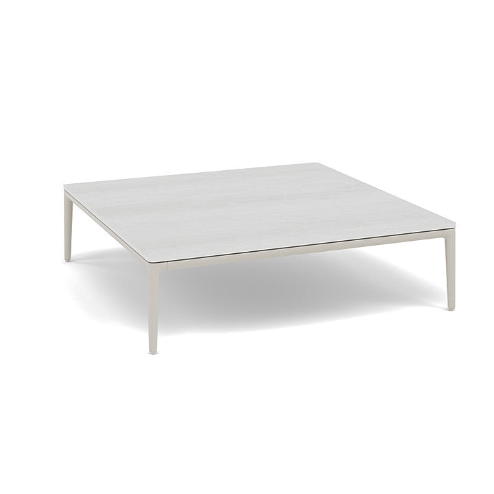 Manutti Zendo Sense Square Coffee Table with 96 cm Width & Depth and 25 cm Height