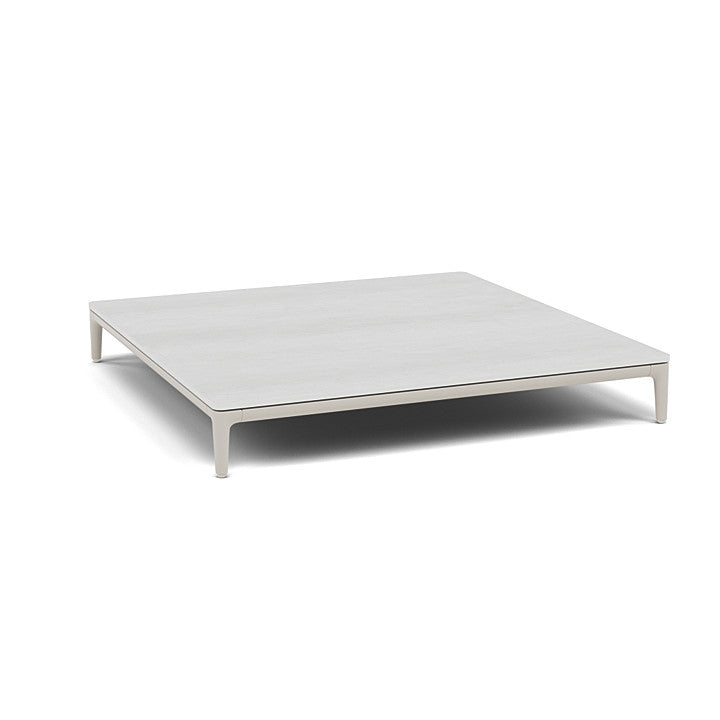 Manutti Zendo Sense Square Coffee Table with 96 cm Width & Depth and 15 cm Height