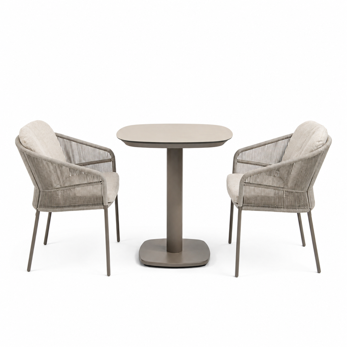 4 Seasons Outdoor Florence 2 Seat Manolo 75cm Barrel Ceramic Dining Table
