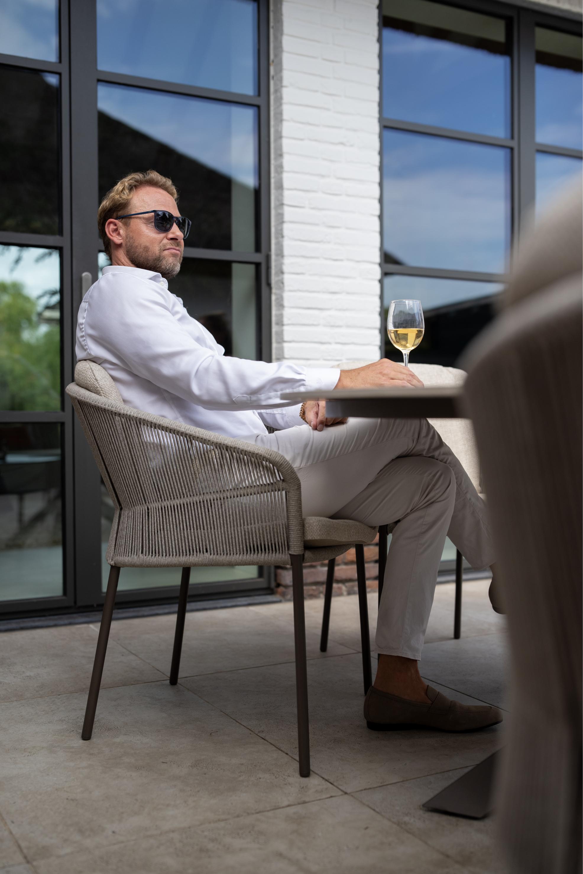 4 Season Outdoor Florence dining set terre with Prado dining table 240 x 105 cm