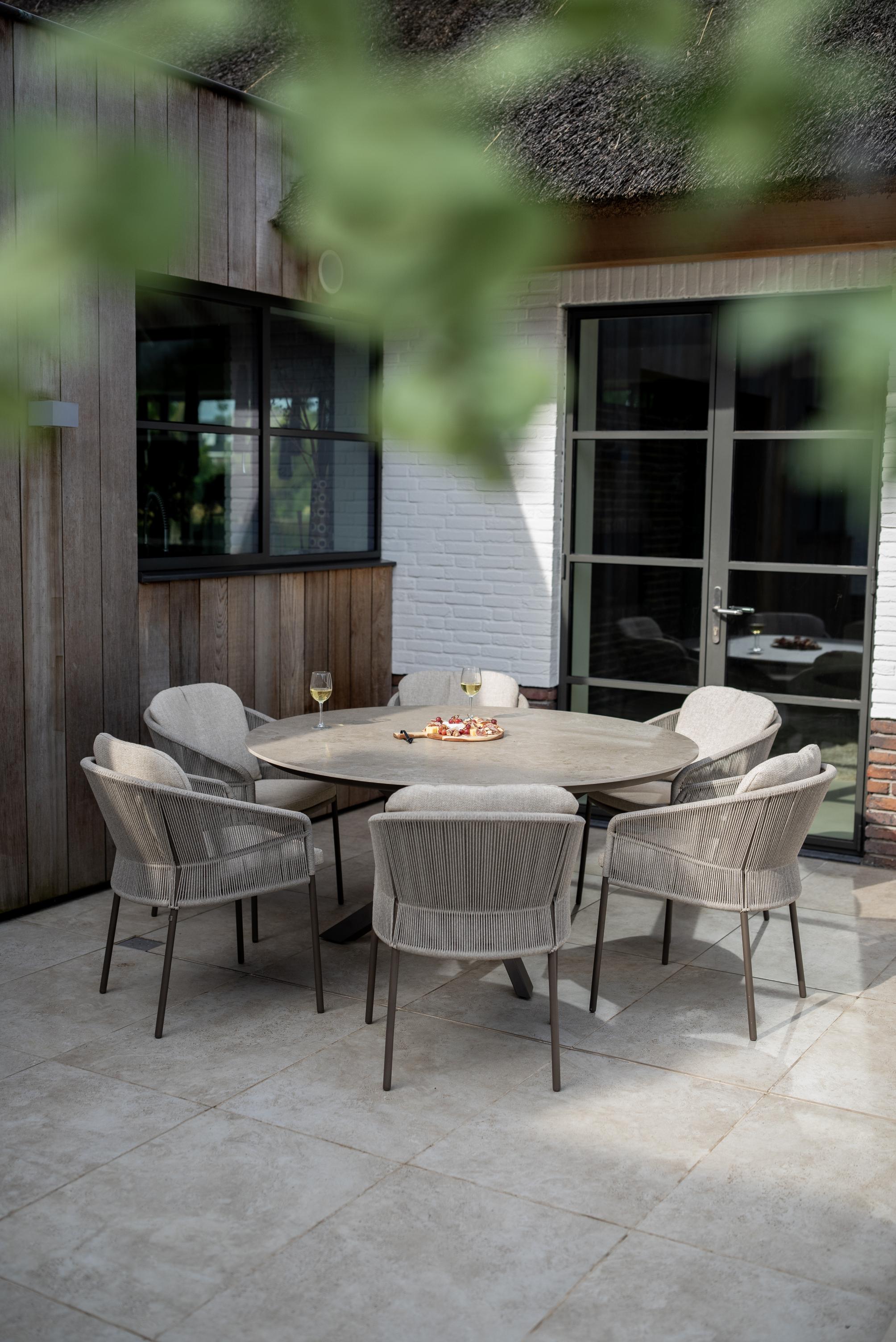 4 Season Outdoor Florence dining set terre with Prado dining table 240 x 105 cm