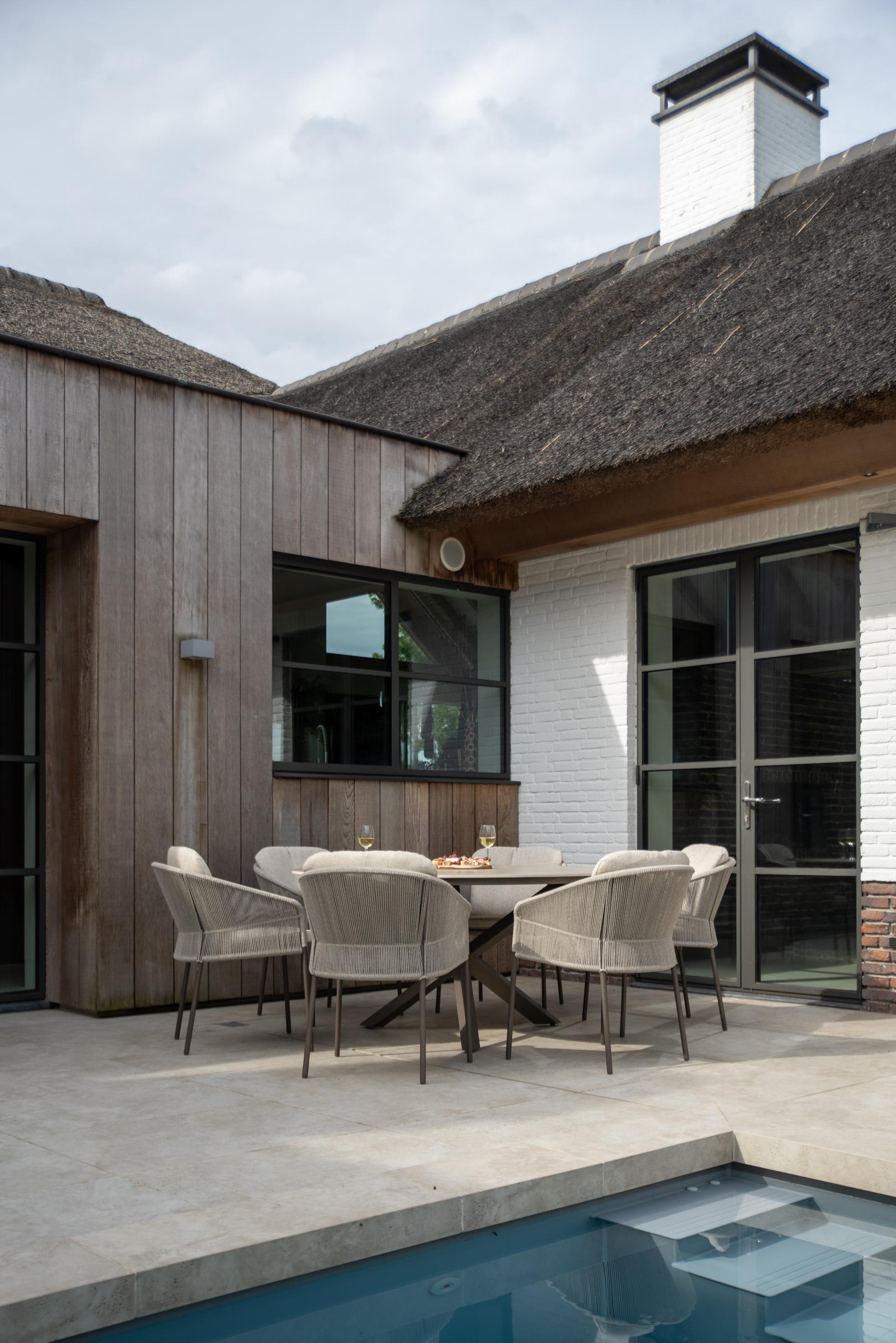 4 Season Outdoor Florence dining set terre with Prado dining table 240 x 105 cm