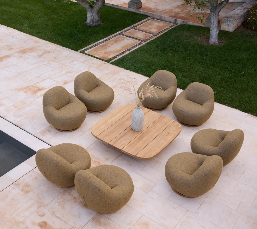 Cane-line Mellow coffee tables in square