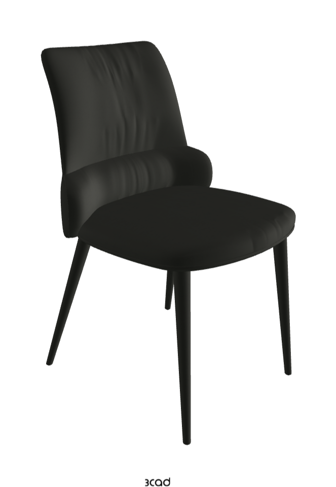 Ginger Dining Chair_Soft Leather_Smoke