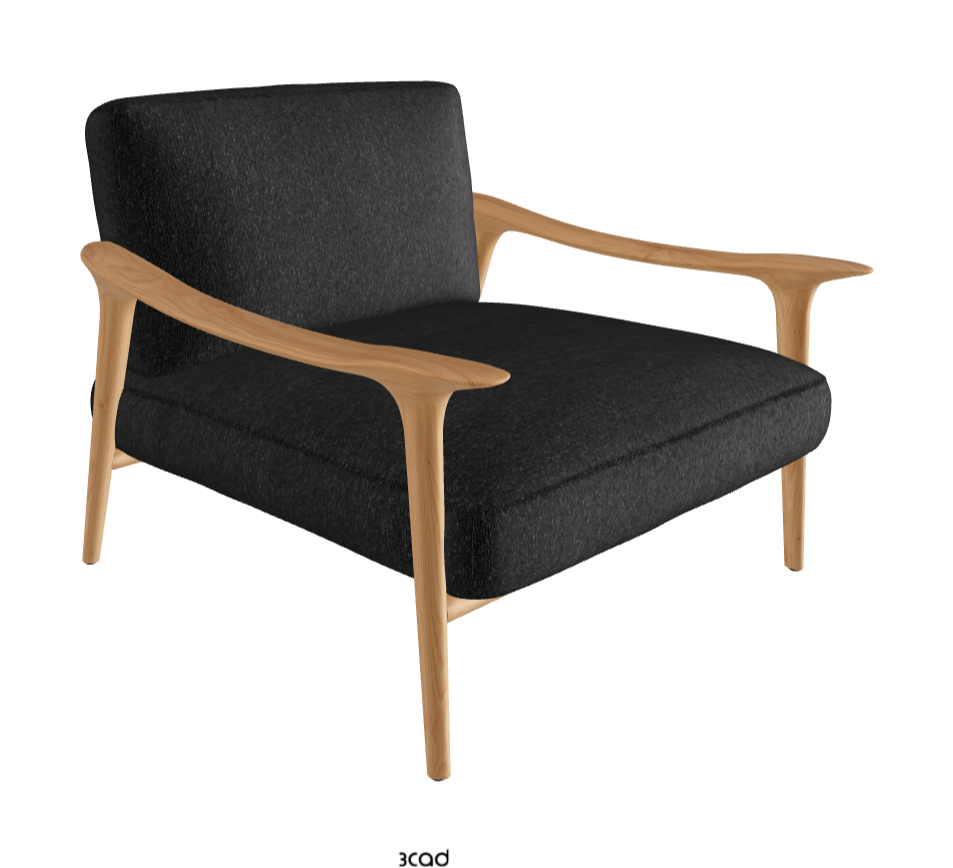 Giselle Lounge Armchair_Natural Ashwood_Fabric_B246