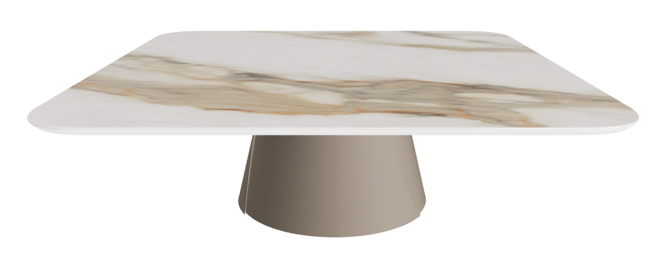 Cattelan Italia ALBERT Keramik S Coffee Table ◻118x118x38h