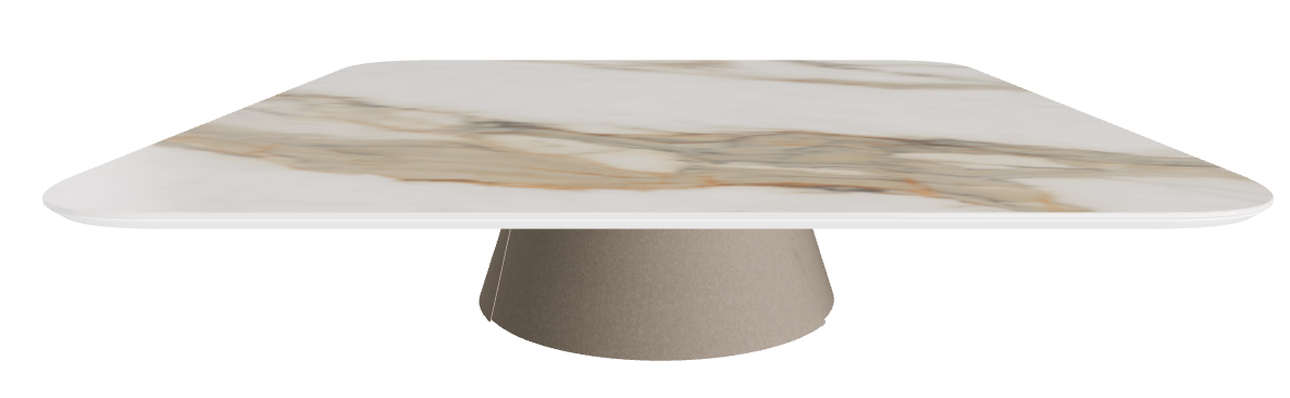 Cattelan Italia ALBERT Keramik S Coffee Table ◻118x118x28h