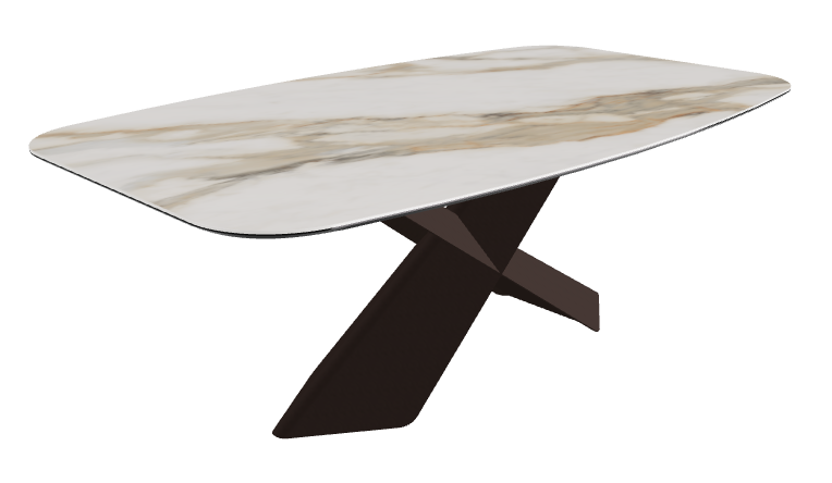 Glossy Borghini Calacatta Bronze Embossed