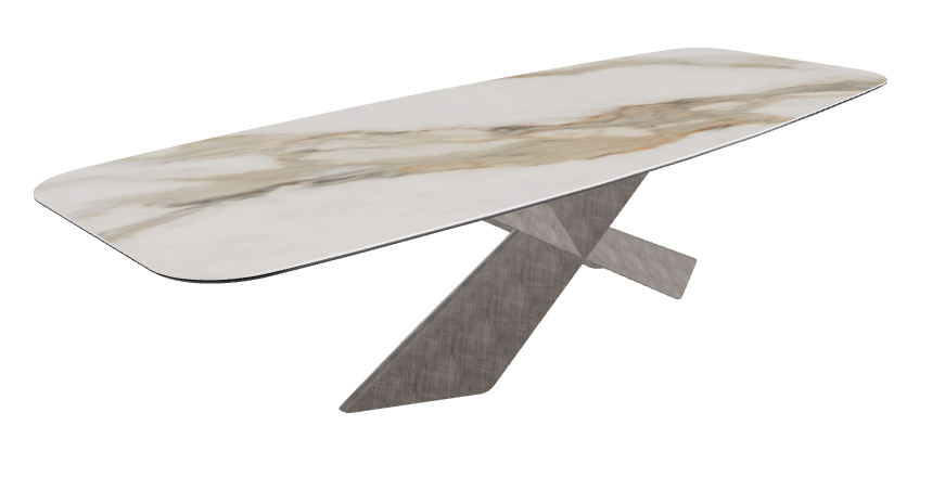 Glossy Borghini Calacatta Brushed Grey..