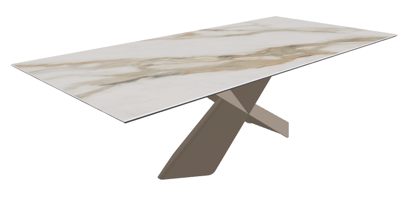 Glossy Borghini Calacatta Titanium Embossed