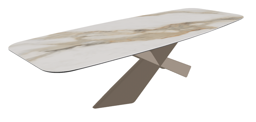 Glossy Borghini Calacatta Titanium Embossed