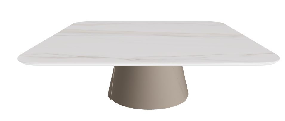 Cattelan Italia ALBERT Keramik S Coffee Table ◻118x118x38h