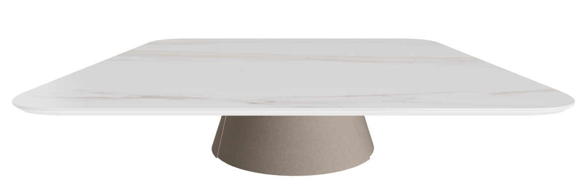 Cattelan Italia ALBERT Keramik S Coffee Table ◻118x118x28h