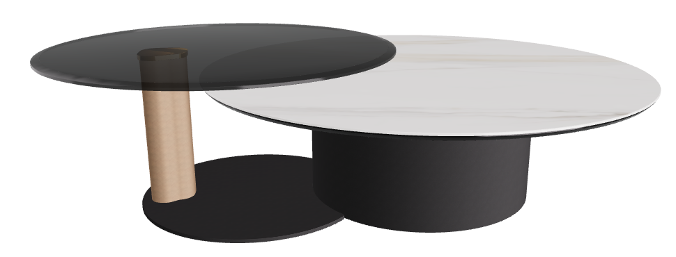 Cattelan Italia ARENA Keramik Bond Coffee Table ø118/187x42h
