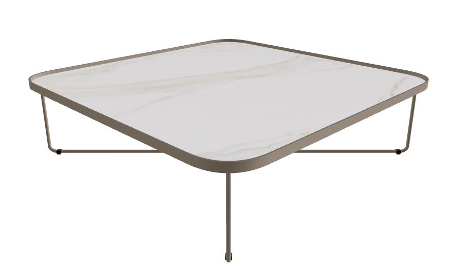 Cattelan Italia Benny Keramik Coffee Table ◻99x99x28h