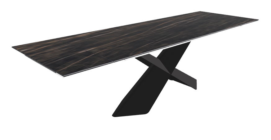 Cattelan Italia Tyron Keramik Drive Rectangular Extendible Dining Table – 182→258x90x74h
