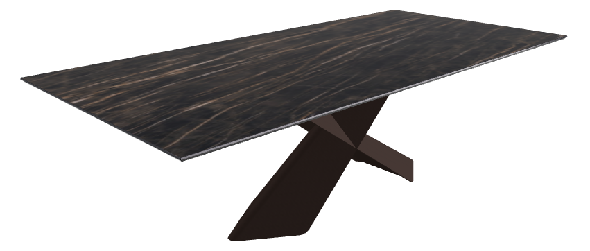 Glossy Portoro Bronze Embossed