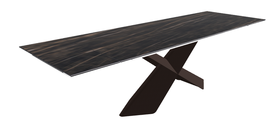 Cattelan Italia Tyron Keramik Drive Rectangular Extendible Dining Table – 182→258x90x74h