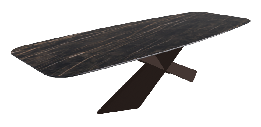 Glossy Portoro Bronze Embossed