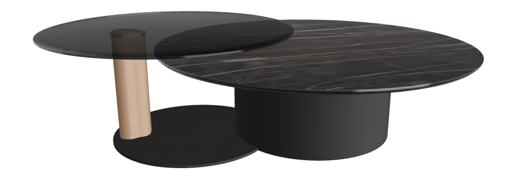 Cattelan Italia ARENA Keramik Bond Coffee Table ø118/187x42h