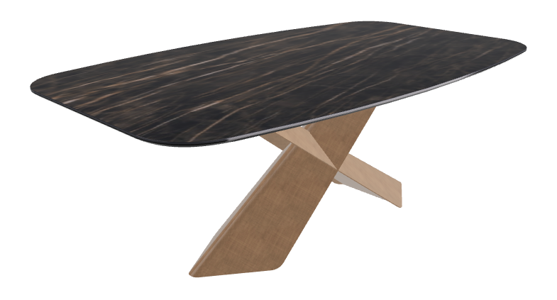 Glossy Portoro Brushed Bronze..