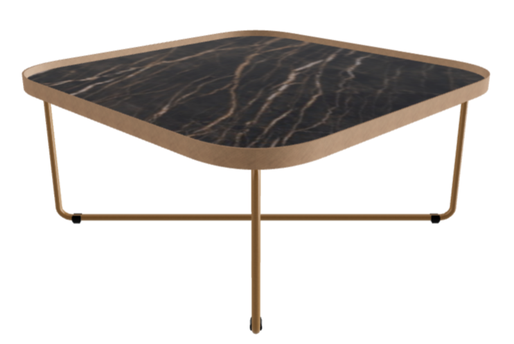 Cattelan Italia Benny Keramik Coffee Table ◻60x60x28h