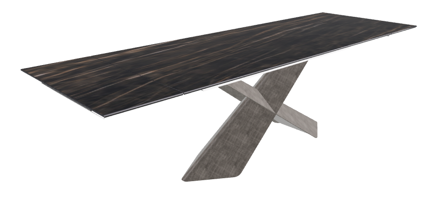 Cattelan Italia Tyron Keramik Drive Rectangular Extendible Dining Table – 182→258x90x74h