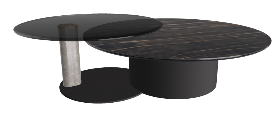 Cattelan Italia ARENA Keramik Bond Coffee Table ø118/187x42h