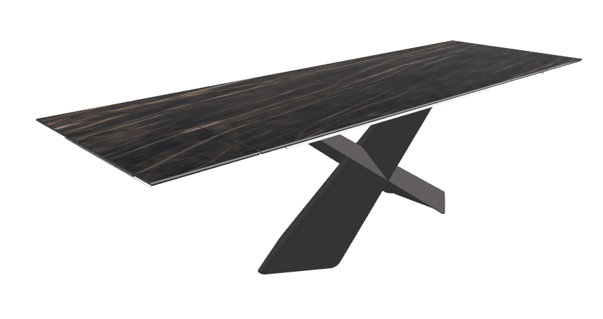 Cattelan Italia Tyron Keramik Drive Rectangular Extendible Dining Table – 182→258x90x74h