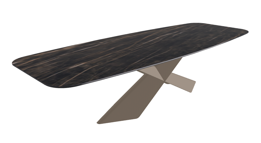 Glossy Portoro Titanium Embossed