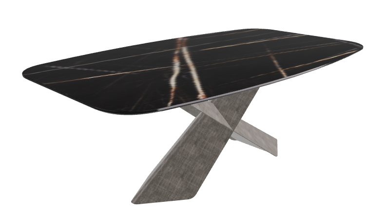 Glossy Sahara Noir Brushed Grey..