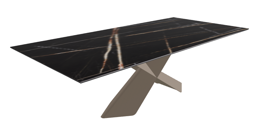 Glossy Sahara Noir Titanium Embossed