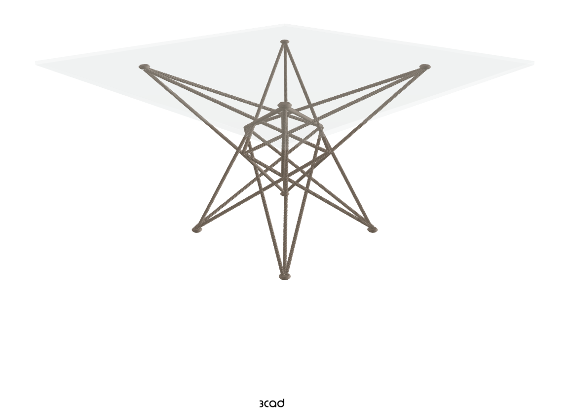 Cattelan Italia Gordon Glass Dining Table
