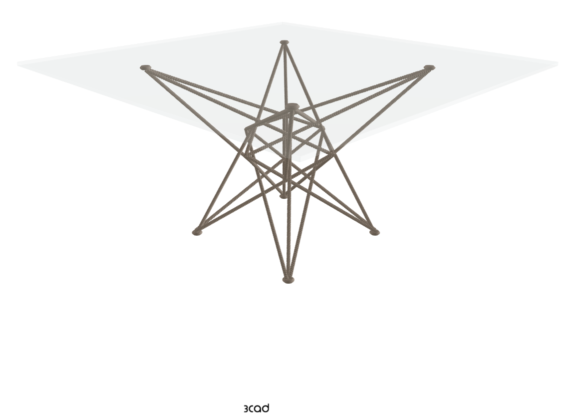 Cattelan Italia Gordon Glass Dining Table