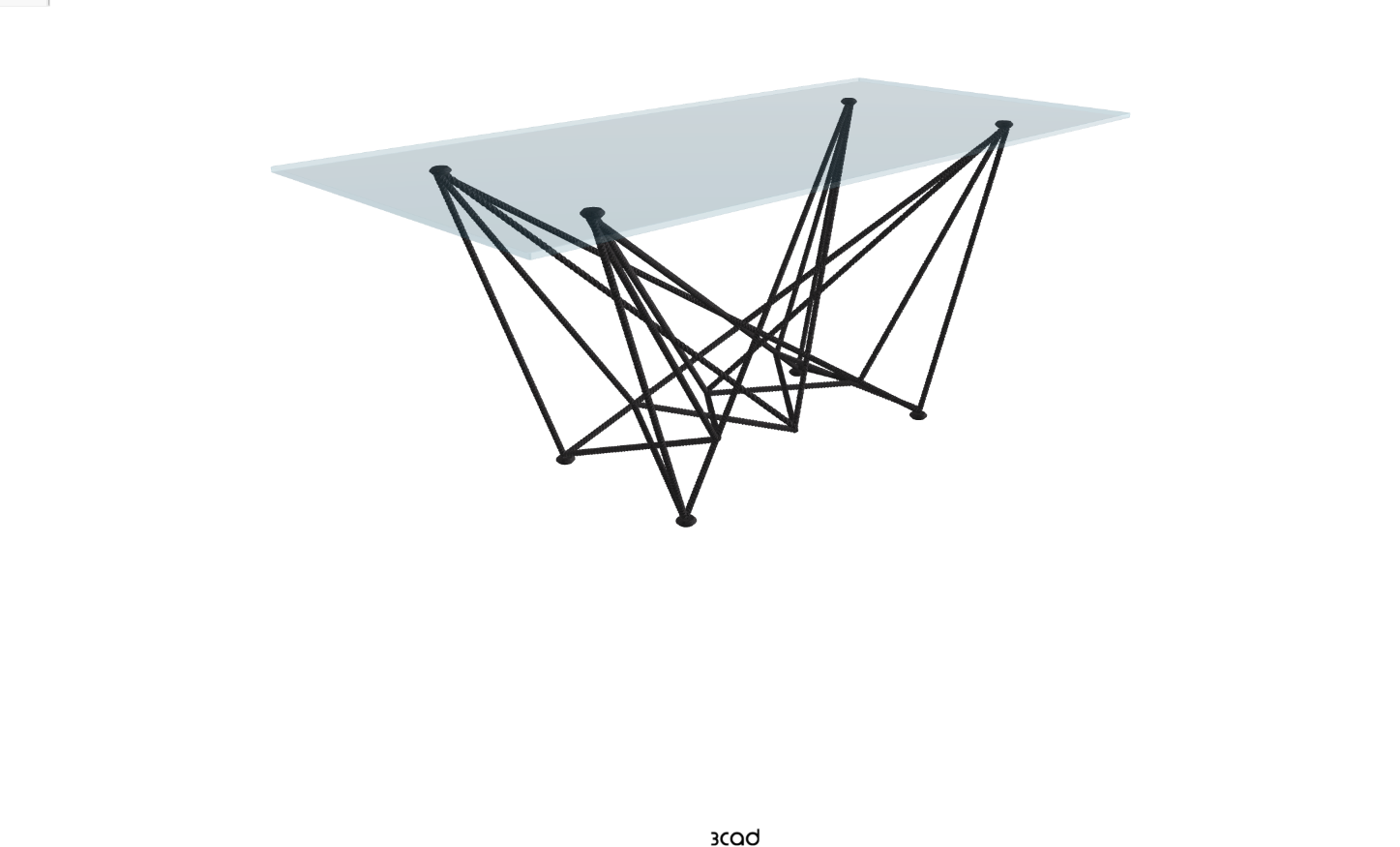 Cattelan Italia Gordon Glass Dining Table