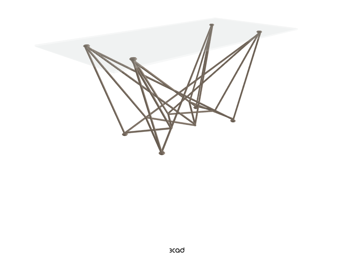 Cattelan Italia Gordon Glass Dining Table