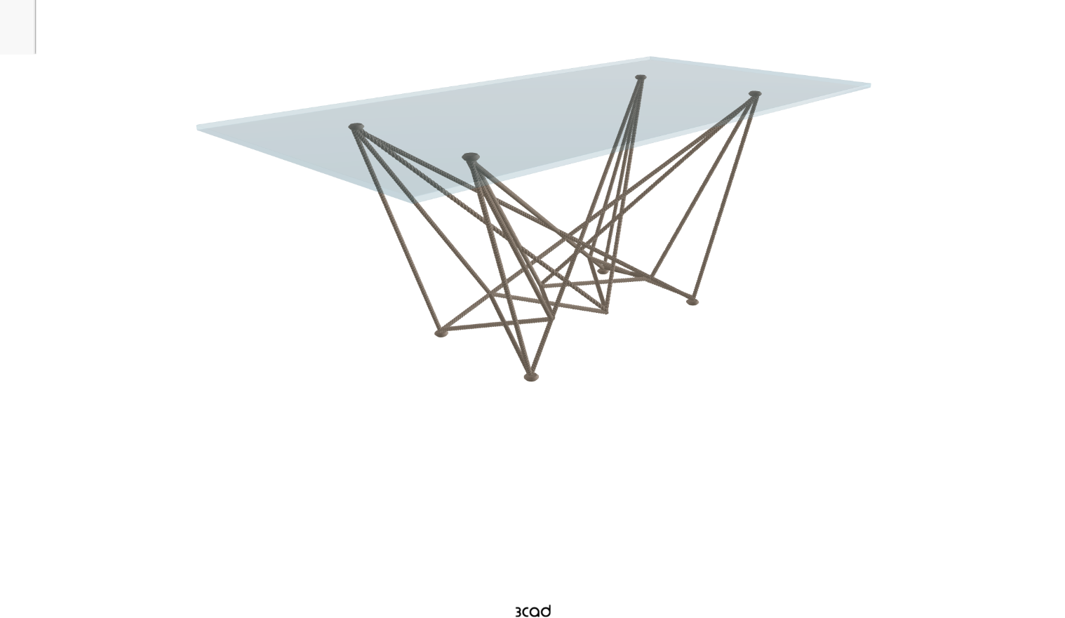 Cattelan Italia Gordon Glass Dining Table