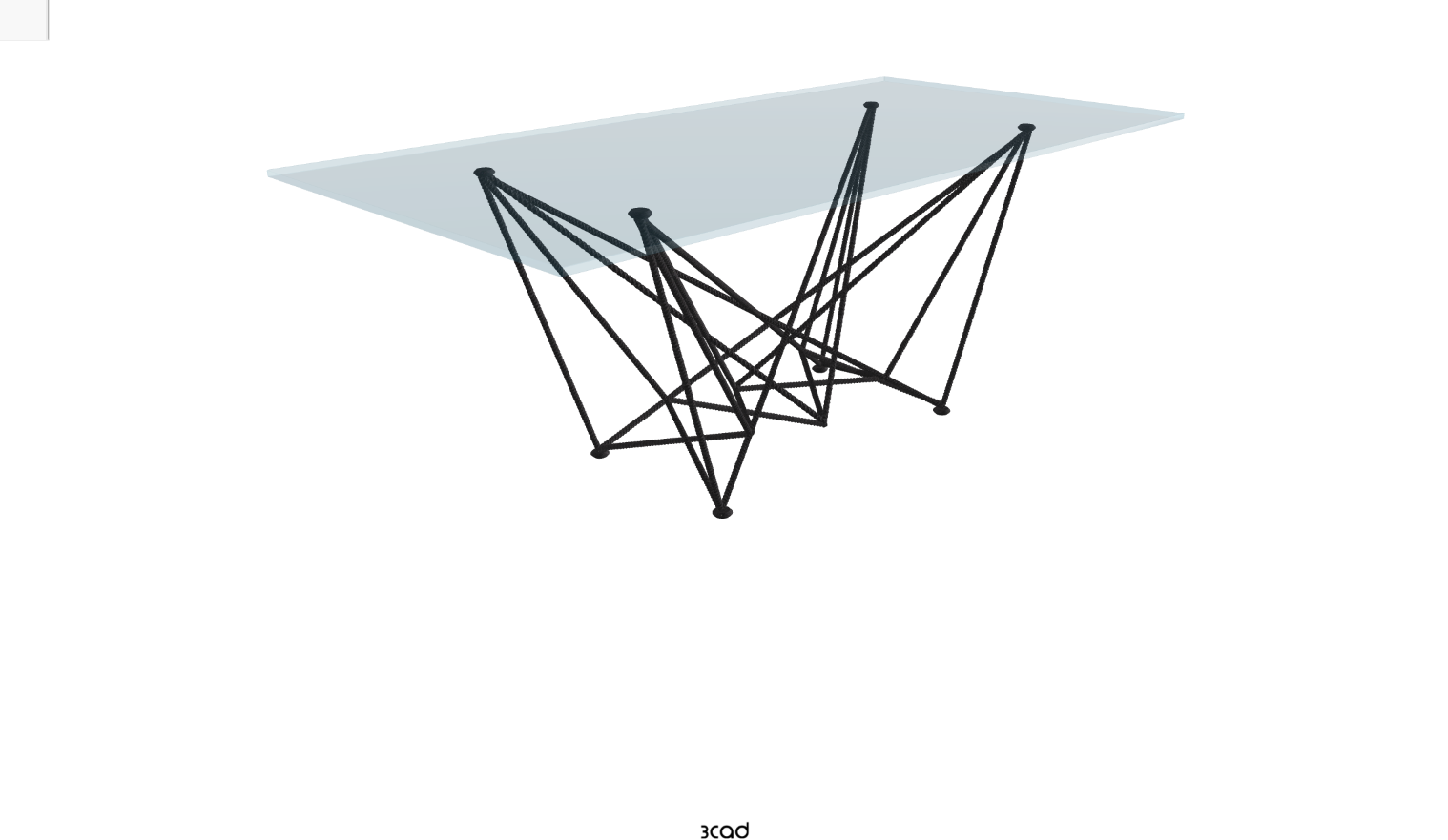 Cattelan Italia Gordon Glass Dining Table