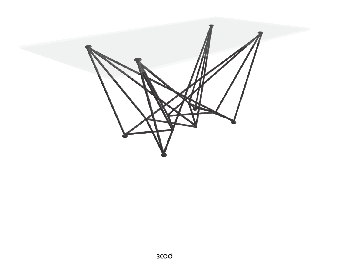 Cattelan Italia Gordon Glass Dining Table