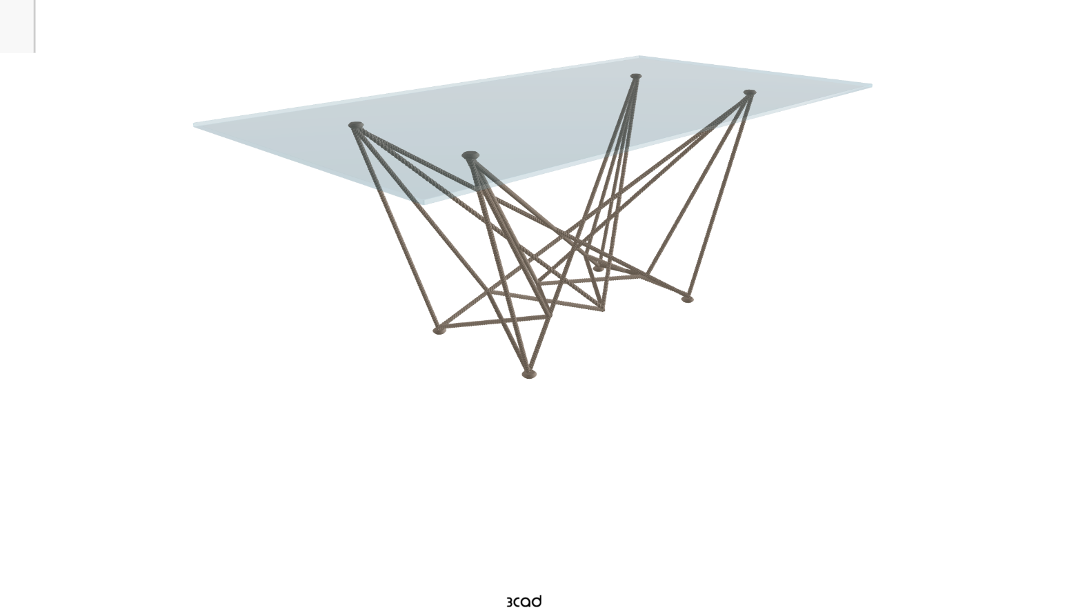 Cattelan Italia Gordon Glass Dining Table