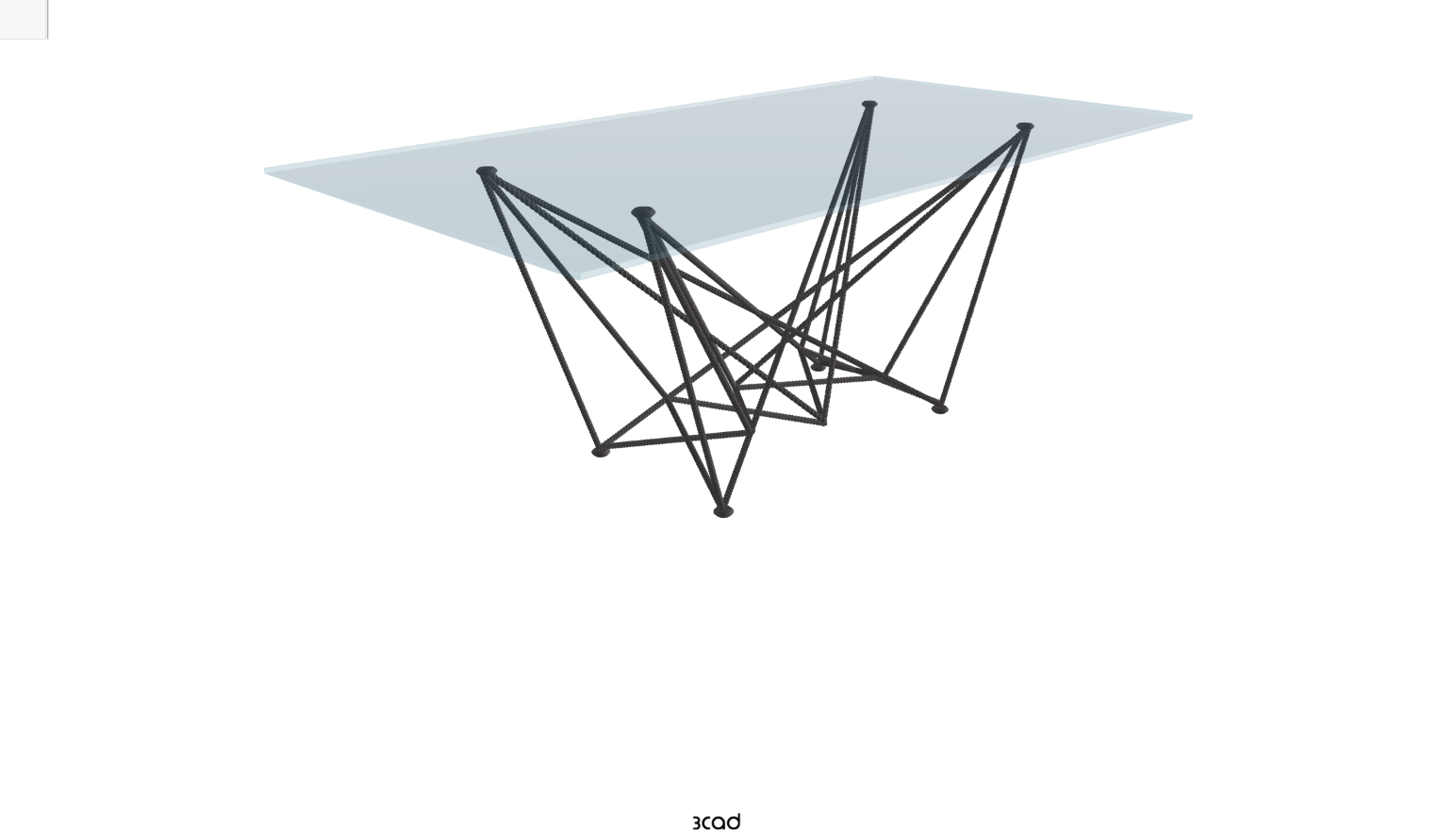 Cattelan Italia Gordon Glass Dining Table