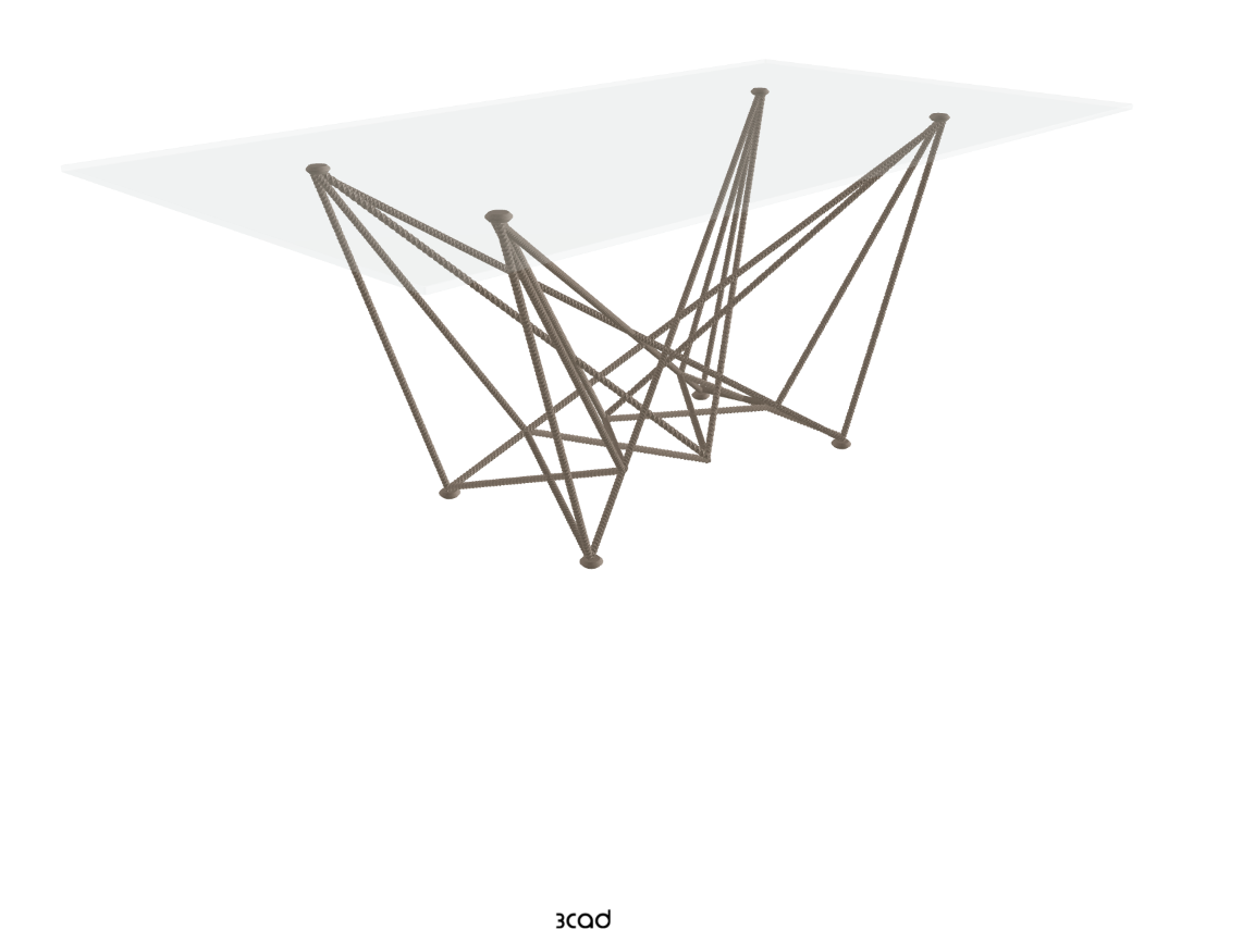 Cattelan Italia Gordon Glass Dining Table