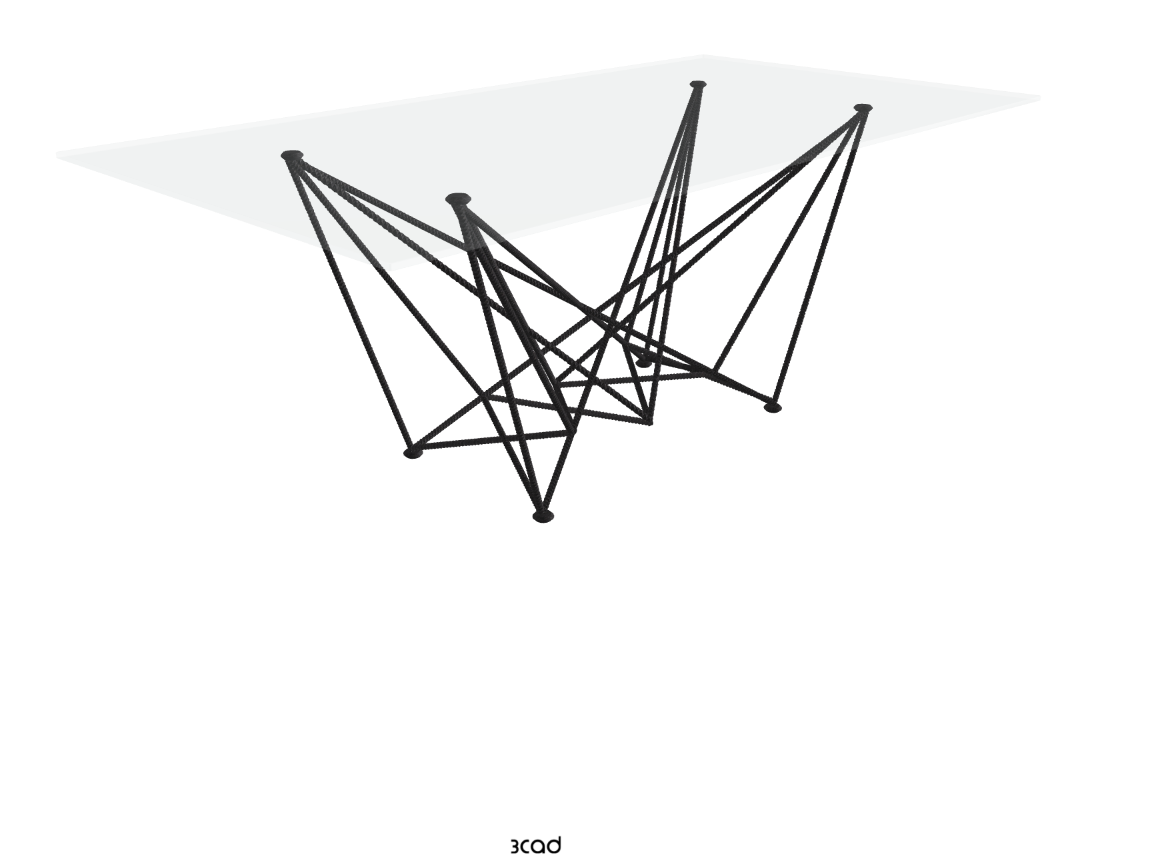 Cattelan Italia Gordon Glass Dining Table