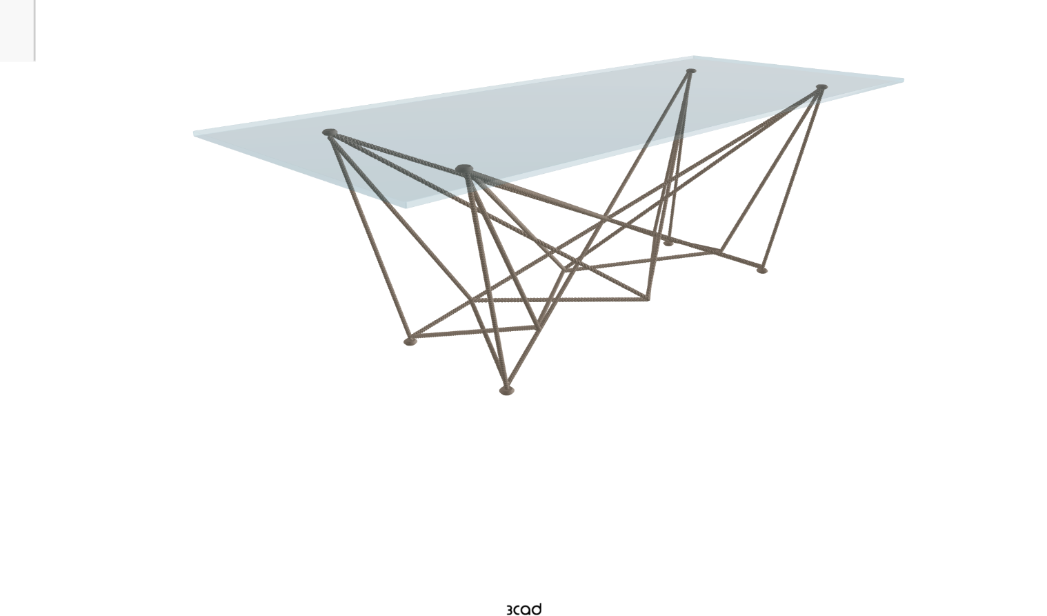Cattelan Italia Gordon Glass Dining Table